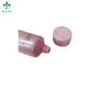 Recipiente cosmético do empacotamento reciclável do empacotamento cosmético cor-de-rosa do tubo da cópia deslocada